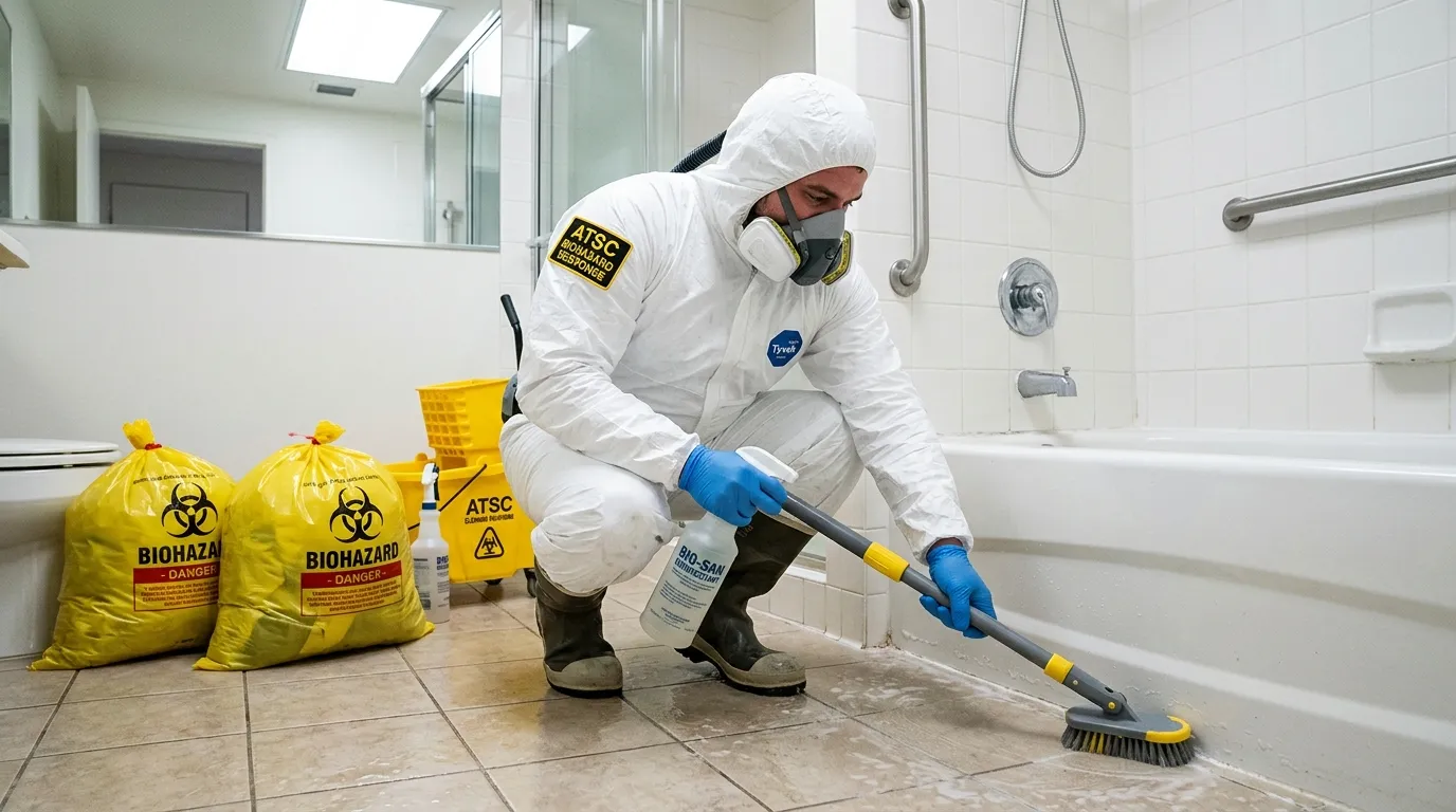 Decontamination equipment deployed for Blood Cleanup in West Hollywood